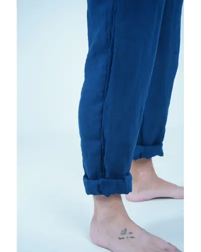 Pantalón Hombre Lino Largo