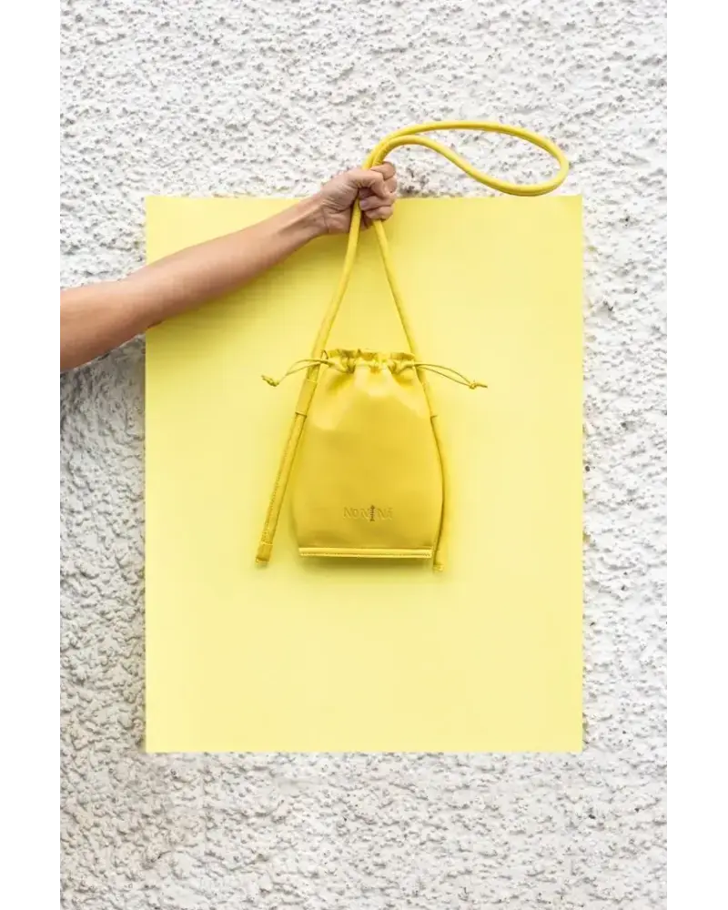 Bolso Saco Cuero Limón