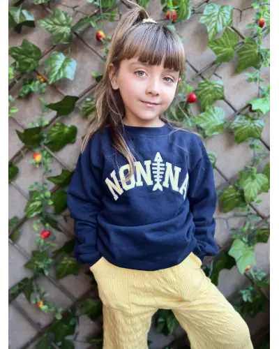 Sudadera Infantil College Dorado