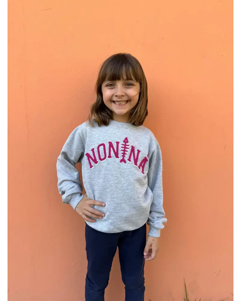 Sudadera Infantil College Rosa