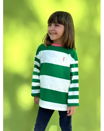 Camiseta Infantil Mix Rayas