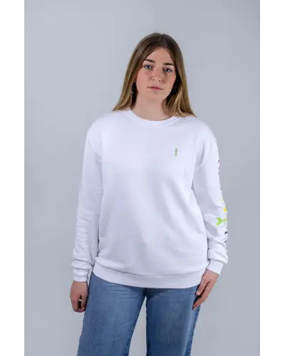 Sudadera Reinbou manga Blanco