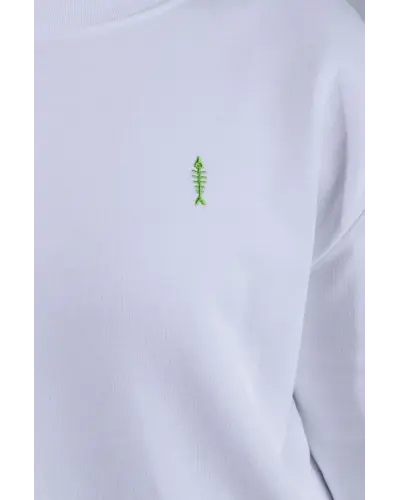 Sudadera Reinbou manga Blanco